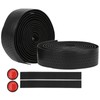 2Pcs Cycling PU Leather EVA Handlebar Belt Road Bike AntiSlip
