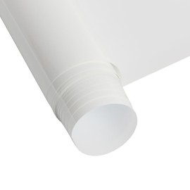 GTUFOTE PU HTV Heat Transfer Vinyl for Shirts, 12" x 8 FT White Iron on, Outlast 50+ Washes, White Iron on Vinyl HTV Vinyl Rolls for T Shirts for All Cutting Machine-Easy Weed, No Residue