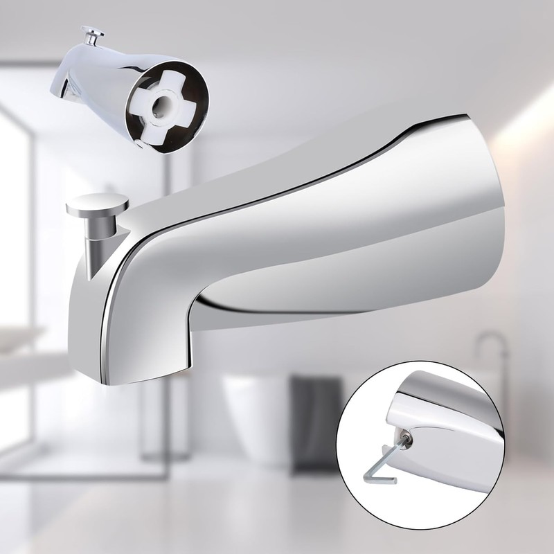 Metal Universal Bathroom Tub Spout Compatible with Westbrass E531D-1F-62, Tub