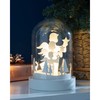 WeRChristmas Pre-Lit Christmas Dome Angel Decoration, Multi-Colour, 18cm