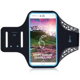 DFVmobile - Professional cover ultra-thin armband sport walking running fitness cycling gym for Oukitel U8 Universe Tap - black