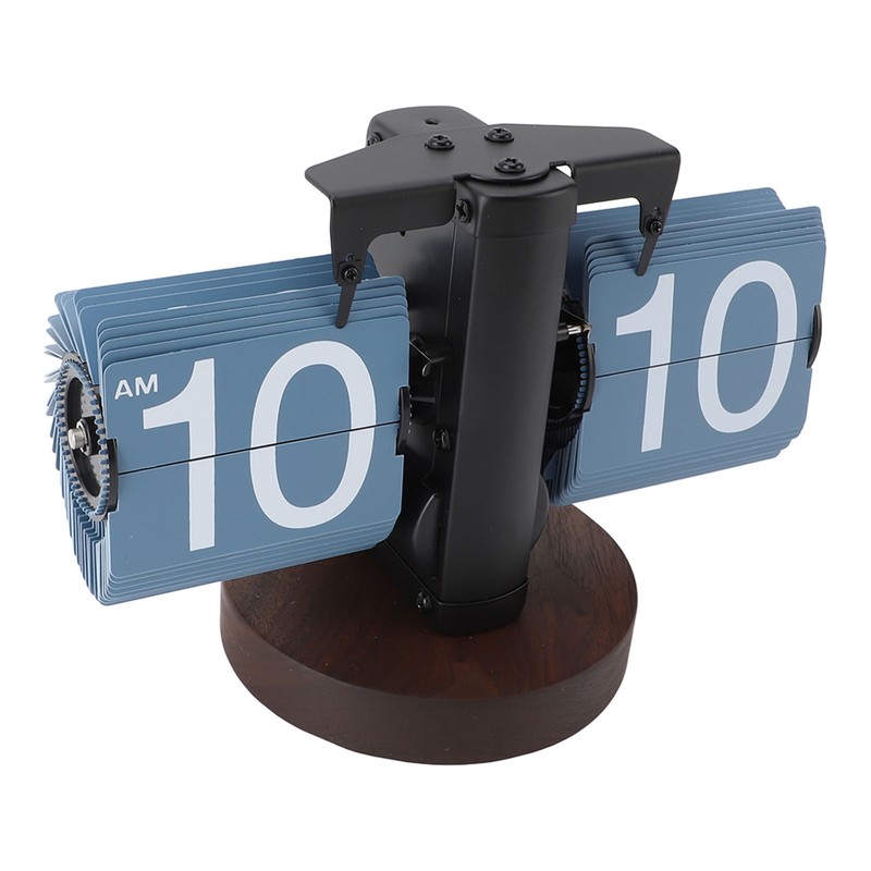 Flip Desk Clock Retro Single Sided Battery Powered Retro Vintage