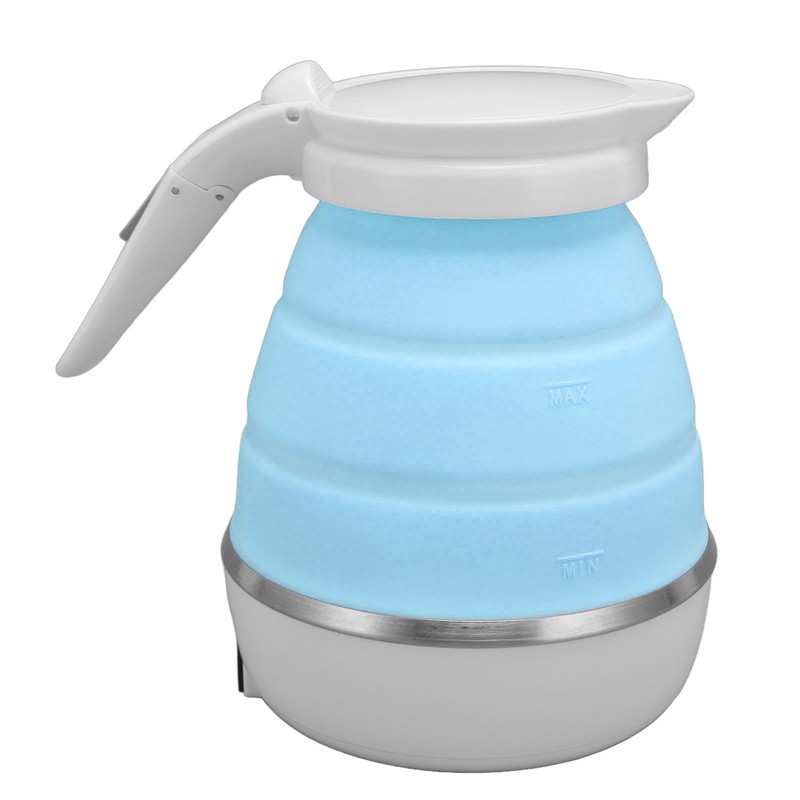 850W Foldable Electric Kettle 600ml Silicone Auto Power Off Collapsible
