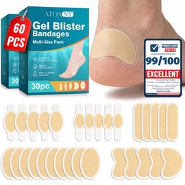 Premium Hydrocolloid Blister Bandages - 60 Pcs for Ultimate Comfort