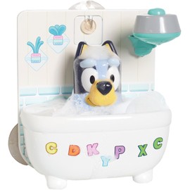 Toomies Bluey Dusche & Schaumbad, interaktives Badespielzeug, mit Wasserdusche und Schaumbildung, fördert Feinmotorik, Für Kinder Ab 18 Monaten