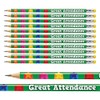 12 Great Attendance Childrens Pupils School Teachers Reward Pencils Primary