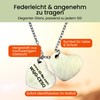 SOS ID Chain Twin Hearts - Emergency Pendant with QR