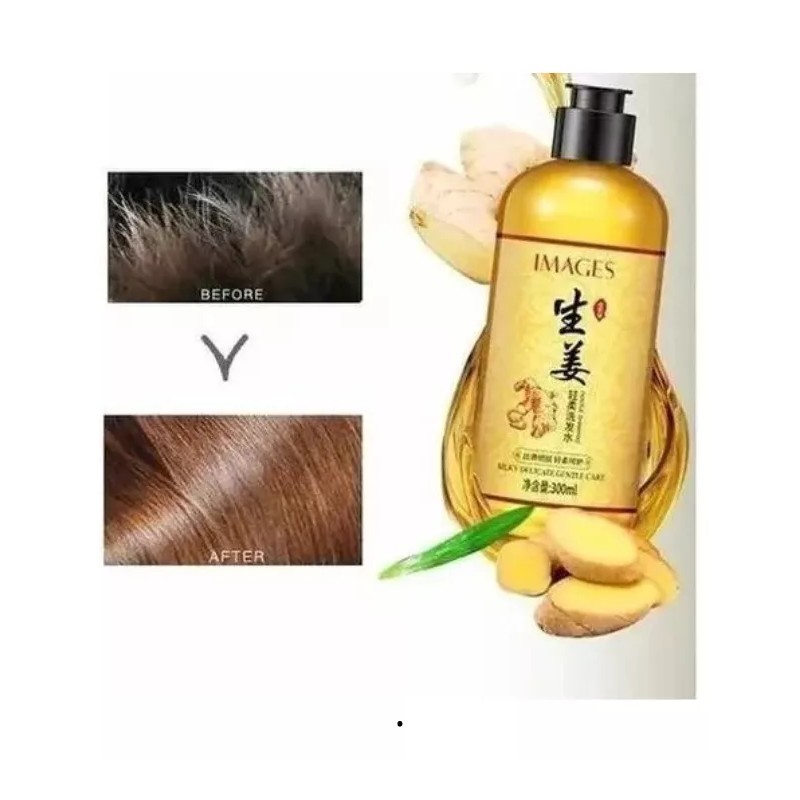 Molin Shampoo Jengibre Reparador Anti Caida Crecimiento Cabello