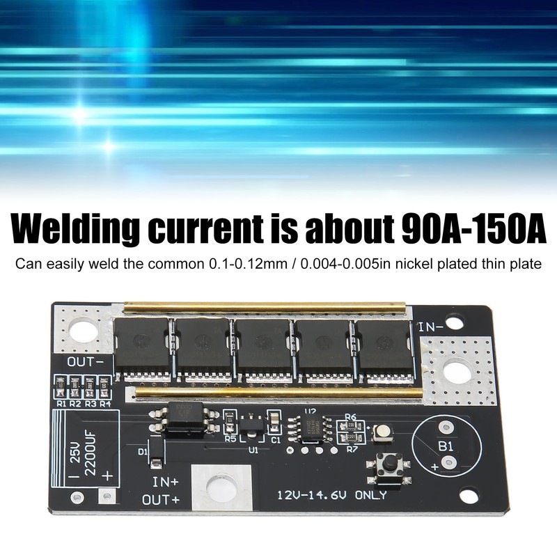 Spot Welder PCB Circuit Board DIY Kit 12V 90‑150A Battery