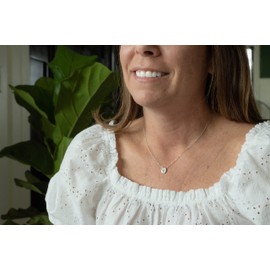 EFYTAL Small Cross Necklace for Women, 925 Sterling Silver CZ Cross Necklace, Confirmation Gifts for Teen, Daughter Gift from Mom, Sister Gifts, Religious Gifts for Women