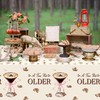 3Pcs Coffee Martini Party Tablecloths A Tini Bit Older Birthday