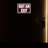 DIESOTT 2 Pack Not an Exit Signs, 10x7 Inches Aluminum