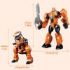 IOSCDH Grim-lock 2-in-1 Deformed Car Robot Transformation Action Figure Manual