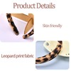 Leopard Print Headband Headbands for Women Girls Hairband Fashion Leopard