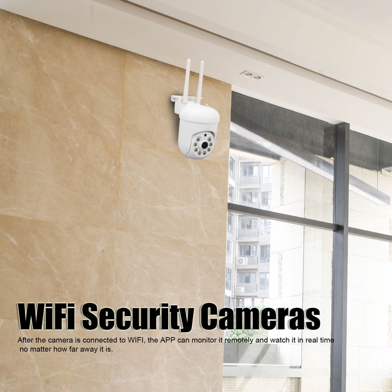 WiFi Security Cameras 1080P 2 Way Talk 2.4GHz WiFi 100‑240V