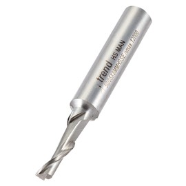 Trend Professional Aluminium Cutter, 5mm Diameter, 8mm Shank, 5mm Cut Diameter & 12mm Cut Length, High Speed Steel, 50/05X8MMHSSE