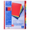 Exacompta 86003E Plastic Index Extra Wide Red For DIN A4