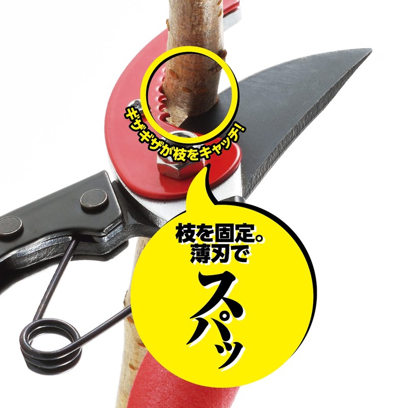Takagi Pruning Shears with Jiza Catch, 7.9 inches (200 mm)