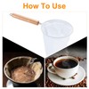 uxcell 2Pcs Coffee Pour Over Filters, Flannel Cloth Filter Bags