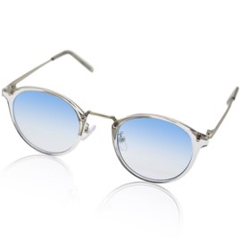 Eight Tokyo PH-HN1104 Men's Dimmable Sunglasses, For Driving, UV Protection, Luxury Combination Frame, clear/light blue
