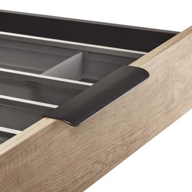 Furniture Handle Blank Round 50 mm Stainless Steel Look Titanium Look