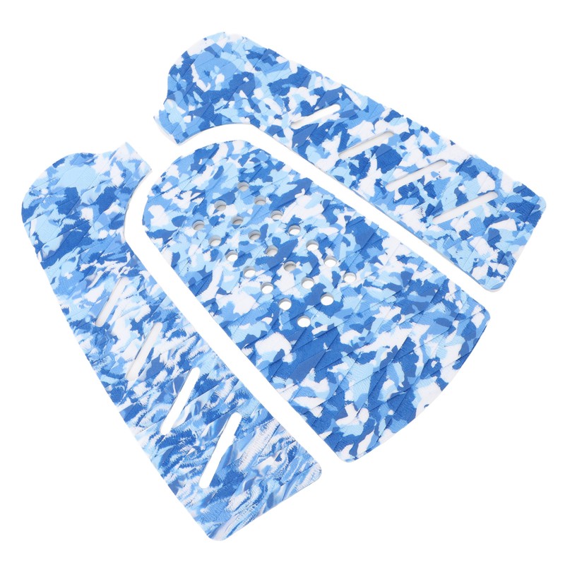 3pcs EVA Surfboard Deck Traction Pad Non Slip Grip Double