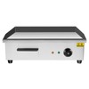 Electric Countertop Griddle, Commercial 110V Adjustable Temperature Stainless Steel Cooking