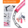 Sportneer High Security Chain Lock - 5-Digit Combination, Anti-Theft for