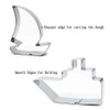 Transport Cookie Cutter Set,7pcs Cookie Cutter Train Cookie Cutter Car