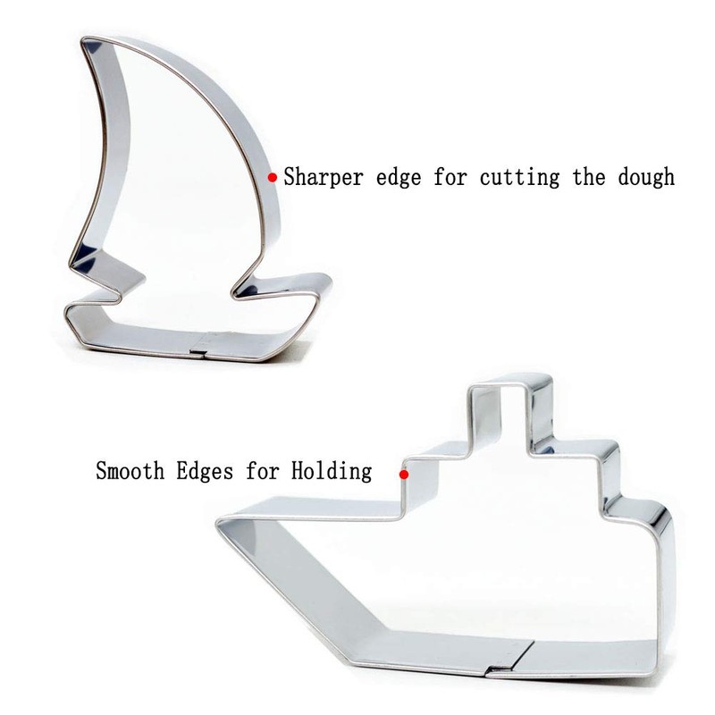 Transport Cookie Cutter Set,7pcs Cookie Cutter Train Cookie Cutter Car