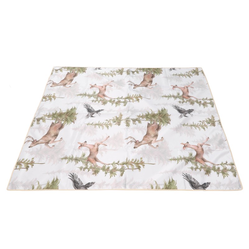 High Chair Mat Prevent Slip Waterproof Foldable Multi Functional Baby