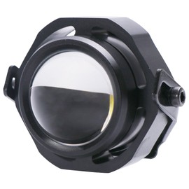 fog lamp, LED, motorcycle, automobile, waterproof, general, retrofitting, yellow spot, projector (10w, 12v, 24v), cut line included, dlsp-10w-yellow-C)