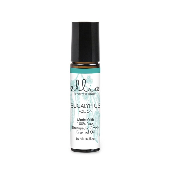 Ellia Eucalyptus Essential Oil Roll-On | 10ml, 100% Pure, Therapeutic Grade