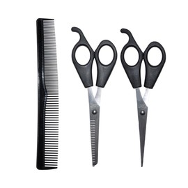 Goods Land GD-HASAMISET [3-Piece Set] Cutting Scissors, Scissors, Scissors, Comb, Haircut, Self-Cutting