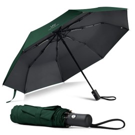 Vicloon Pocket Umbrella, with Stainless Steel Ribs, Compact, Folding UV Umbrella for Adults and Children, Stormproof, Stable
