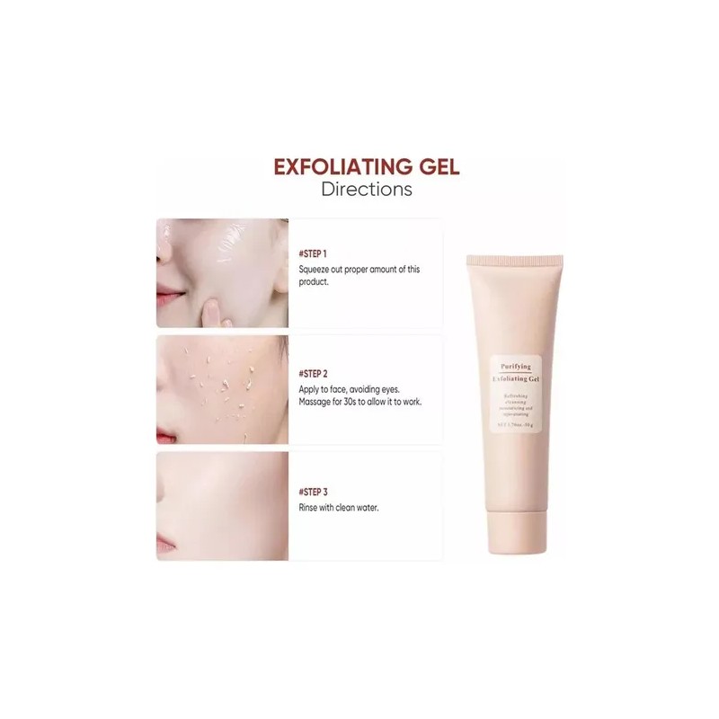 Gel Esfoliante Purificante, Creme Purificante 2x