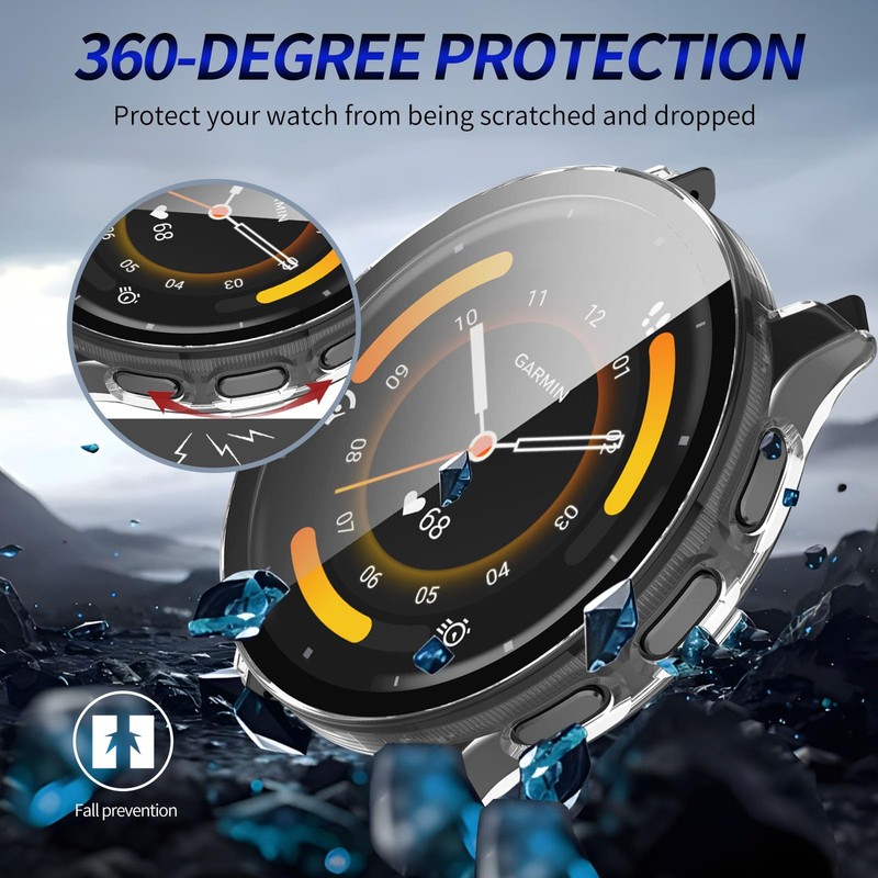 Kimiyaki 2 Pack for Garmin Venu 3 45mm Screen Protector