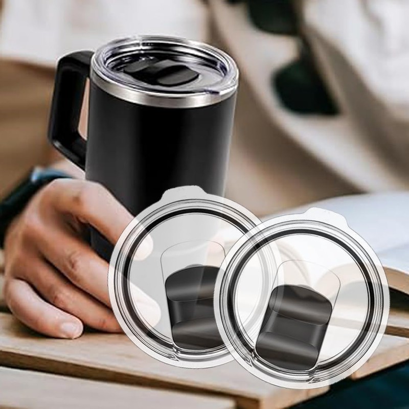 2 Pack Tumbler Lids For 20 Oz Magnetic Replacement Covers