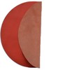Genuine Leather Turntable Platter Mat - Orange