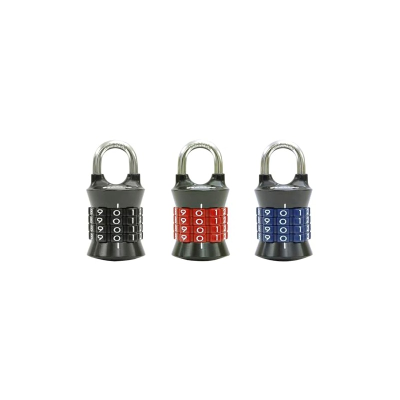Master Lock Locker Lock Set Your Own Combination Padlock, 3