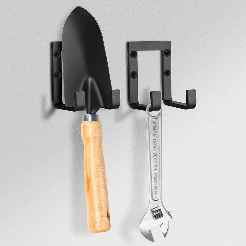 HAOCHEN 4 Pcs Heavy Duty Garage Hooks, Garage Storage Utility