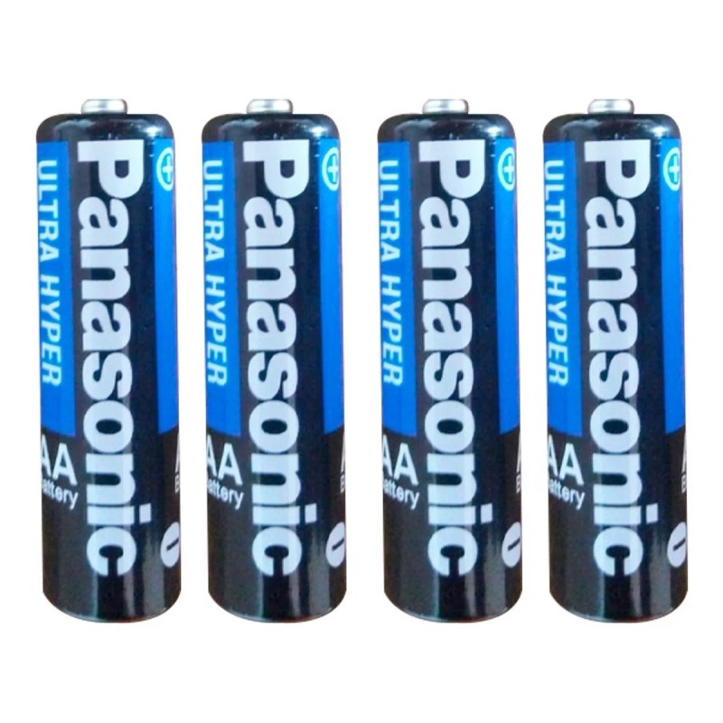 Panasonic Pila Bateria Panasonic Aa Delgada Carbon Uso Rudo