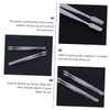 SAFIGLE Stainless Steel Stamp Nipper and Tweezer Set for Eyelash