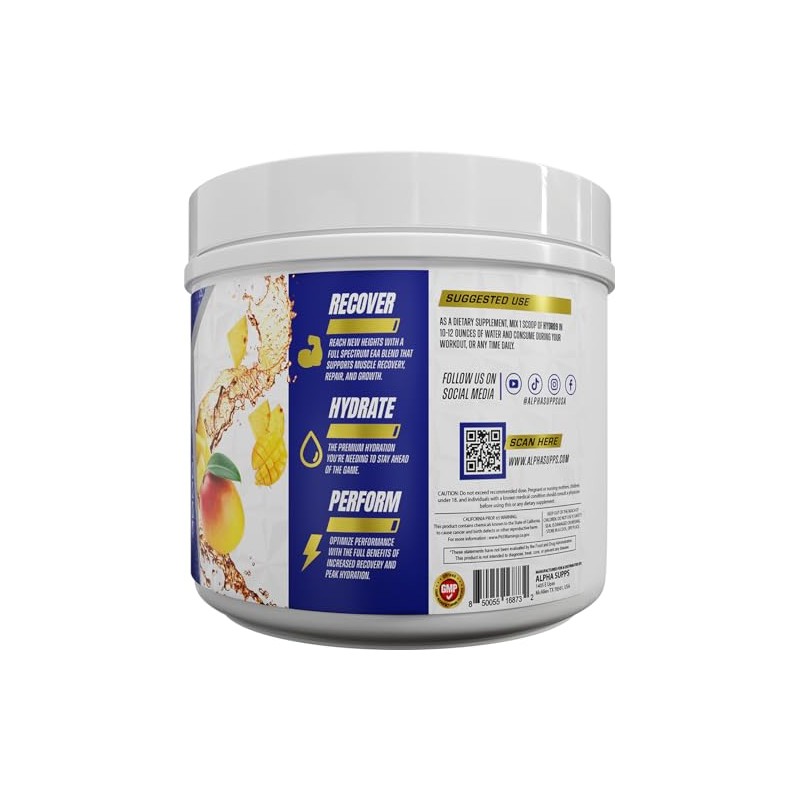 Alpha Supps- Hydro 9 Aminos | Fórmula EAA + Hidratación