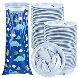 YouXiaor Spit Bags, Burp Bags with Ring, Pack of 10 Poop Bags, Car Disposable Vomiting Bags, Crushing Bag, Opaque Poop Bags, On the Go Burp Bags, Portable Burp Bags for Children Adults 1500 ml