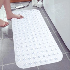 picknpaymart Extra Large Bath Mat Non Slip Bathtub Anti Mold Strong Sution Rubber Shower Mats - Clear Shower Mat, 40 x 70 cm
