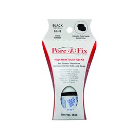 Fixture Fix HH-3 Porcafix High Heat Gloss Glaze, Black