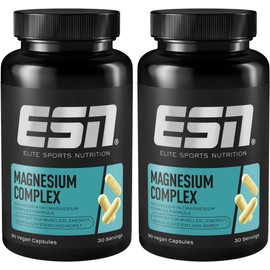 ESN ESN Magnesium Complex, 2 x 90 capsules, 323 mg magnesium per daily serving, 4 in 1 complex formula - Made in Germany