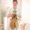 Plush Beetle Backpack Brown Insect Design Soft Lifelike Beetle Stag