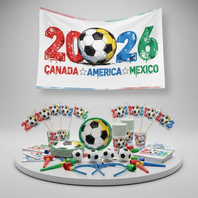 Mingchengyuan Kit Cotillón Fútbol Copa 2026